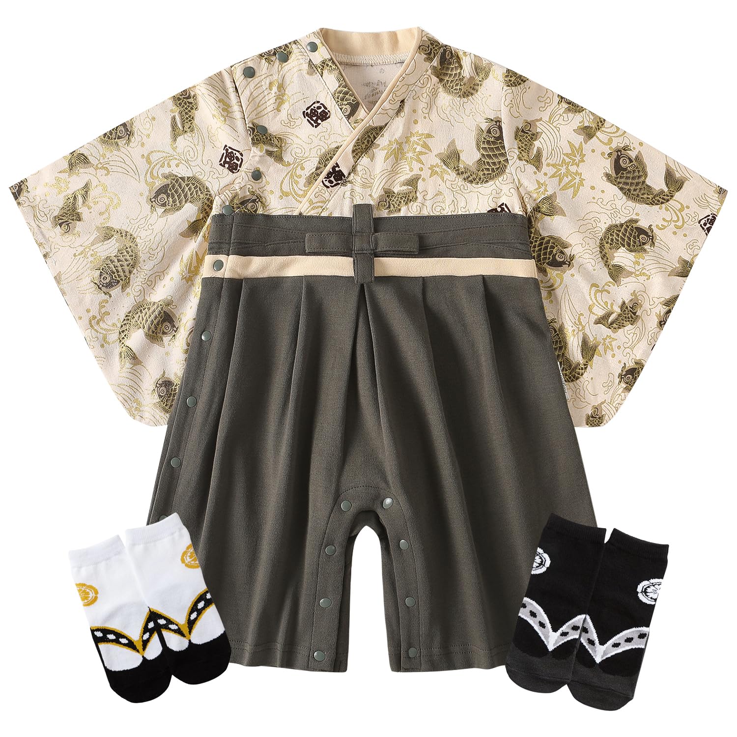 Comfort U Hakama Romper Baby Hakama Coverall for Japanese Front Hakama Japanese Formal Wear for Perfect for Shrine 100th Day and First Japanese Romper
Comfort U Hakama Romper Baby Hakama Coverall for Japanese Front Hakama Japanese Formal Wear for Perfect for Shrine 100th Day and First Japanese Romper