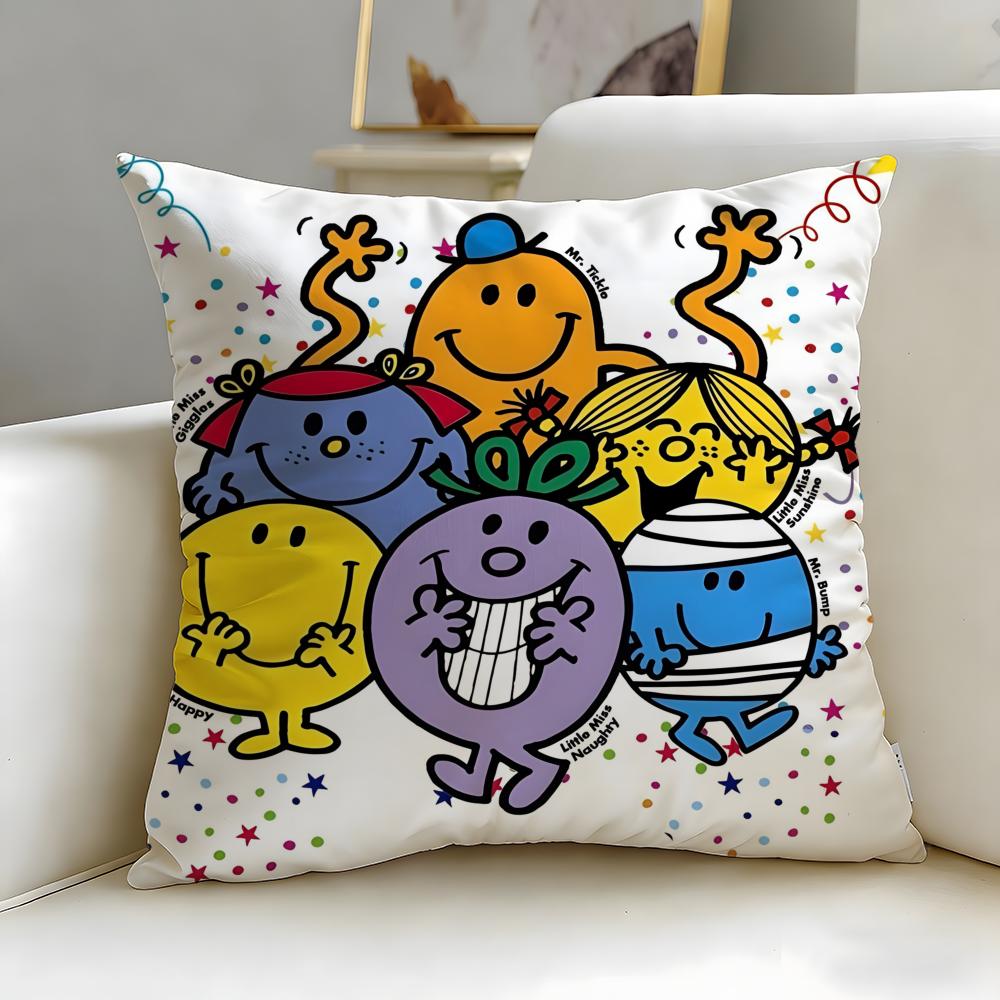 cartoon Mr Men and Little Miss Cushion Cover Soft EasyWash Pillow Case Versatile for Couch Bed Travel and Office 30X30cm
cartoon Mr Men and Little Miss Cushion Cover Soft EasyWash Pillow Case Versatile for Couch Bed Travel and Office 30X30cm