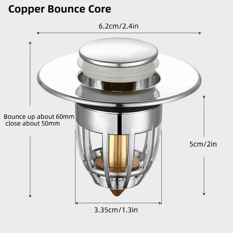 Фильтр для слива Press Bounce Basin Pop-up Drain Filter Пробка для раковины в ванной комнате Фильтр для мойки волос Фильтр для раковины для кухни Пробка для ванны
Фильтр для слива Press Bounce Basin Pop-up Drain Filter Пробка для раковины в ванной комнате Фильтр для мойки волос Фильтр для раковины для кухни Пробка для ванны