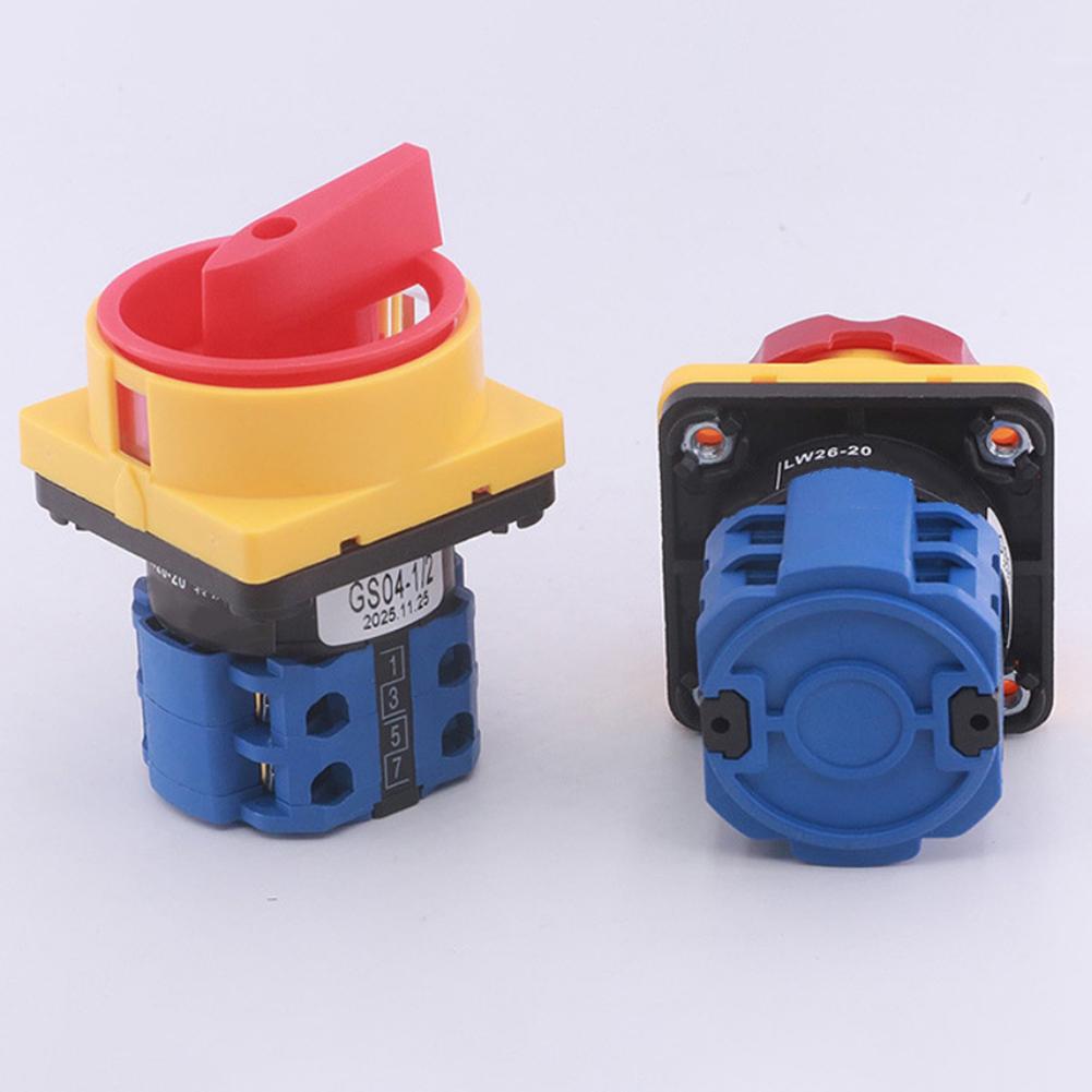 1pc LW26GS-20/02 690V 20A Padlock Rotary Cam Switch OFF-ON 2 Position Main Switches For Machine Tools Industrial Equipment China Mainland
1pc LW26GS-20/02 690V 20A Padlock Rotary Cam Switch OFF-ON 2 Position Main Switches For Machine Tools Industrial Equipment China Mainland
