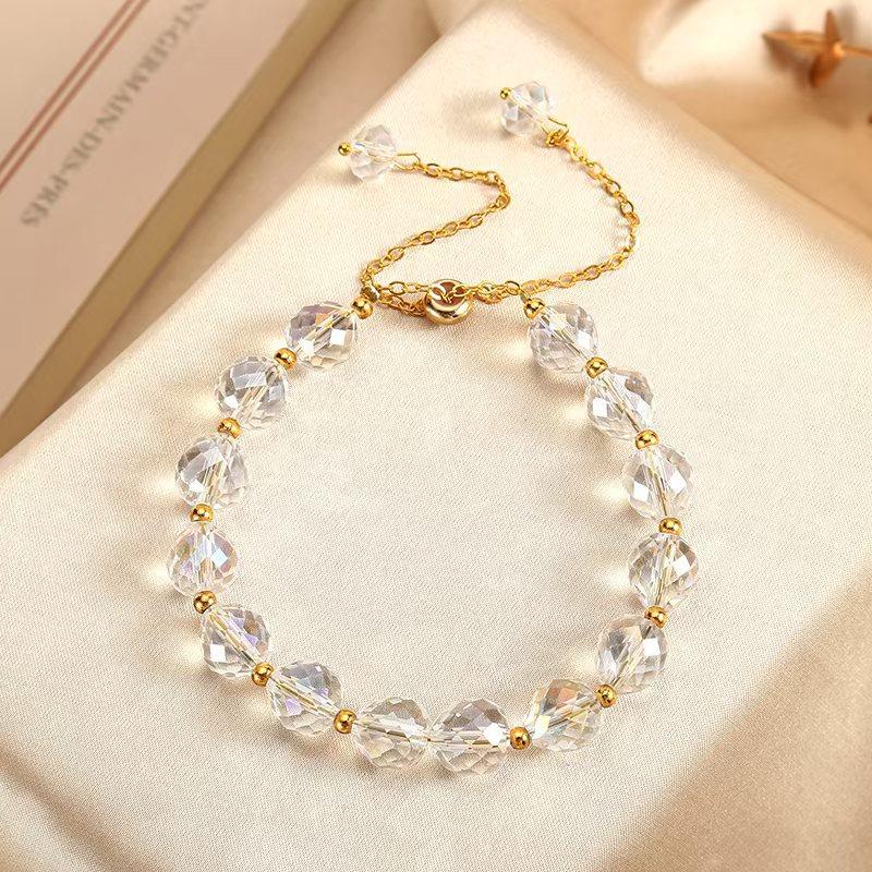 1pc New Imitation Crystal Bracelet Fashion Shiny Stone Beads Elasticity Rope Strand Bracelets For Women Jewelry Gifts белый
1pc New Imitation Crystal Bracelet Fashion Shiny Stone Beads Elasticity Rope Strand Bracelets For Women Jewelry Gifts белый