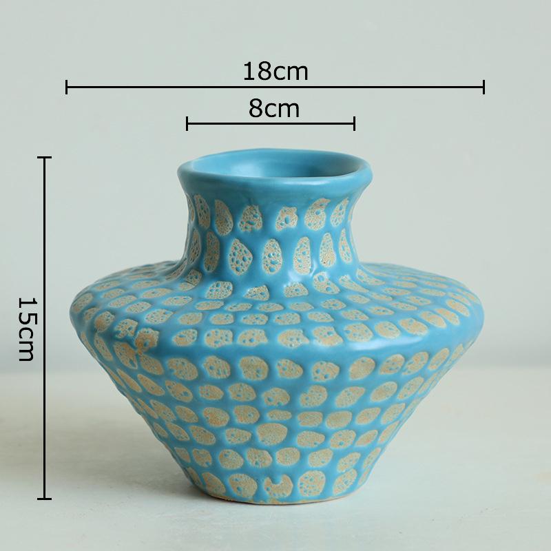Creative Mesh Ceramic Vase Hydroponics Flower Pot Table Decoration Flowers Arrangement Floral Vases Room Aesthetic Decor
Creative Mesh Ceramic Vase Hydroponics Flower Pot Table Decoration Flowers Arrangement Floral Vases Room Aesthetic Decor