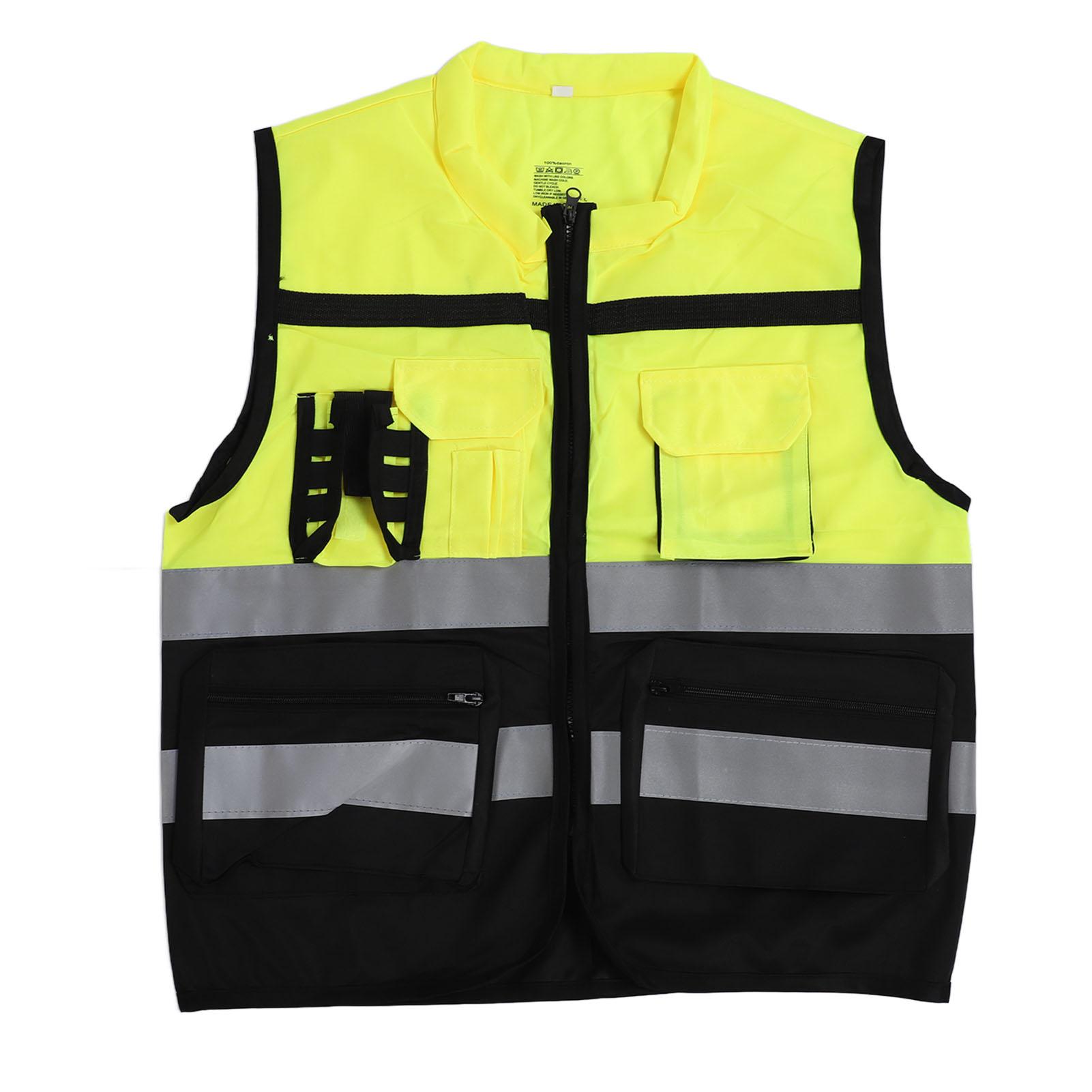 Reflective Safety Vest Multifunctional Adjustable Warp Knitting Cloth High Visibility Safety Vest
Reflective Safety Vest Multifunctional Adjustable Warp Knitting Cloth High Visibility Safety Vest