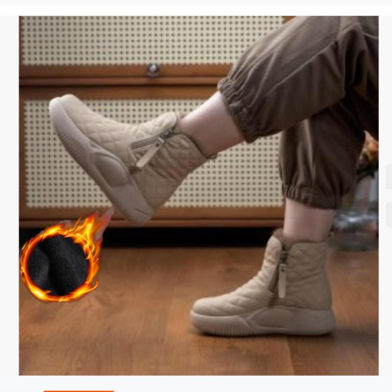 Зимние утепленные сапоги на толстой подошве с плюшевой подкладкой, женская обувь, короткие, эластичная подошва, холодостойкие, водонепроницаемые, нескользящие и теплые 40 хаки
Зимние утепленные сапоги на толстой подошве с плюшевой подкладкой, женская обувь, короткие, эластичная подошва, холодостойкие, водонепроницаемые, нескользящие и теплые 40 хаки