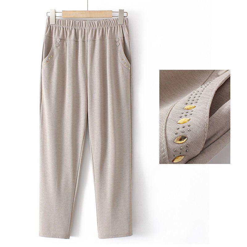 Summer High-Waisted Loose Casual Pants for Middle-Aged & Elderly Women 6XL (175-195 catties)
Summer High-Waisted Loose Casual Pants for Middle-Aged & Elderly Women 6XL (175-195 catties)
