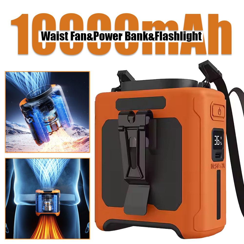 10000mAh Portable Waist Clip Fan Cooling 5 Speeds Rechargeable Hands-Free Neck Fan With Flashlight For Outdoor Camping Travel темно-зелений колір
10000mAh Portable Waist Clip Fan Cooling 5 Speeds Rechargeable Hands-Free Neck Fan With Flashlight For Outdoor Camping Travel темно-зелений колір