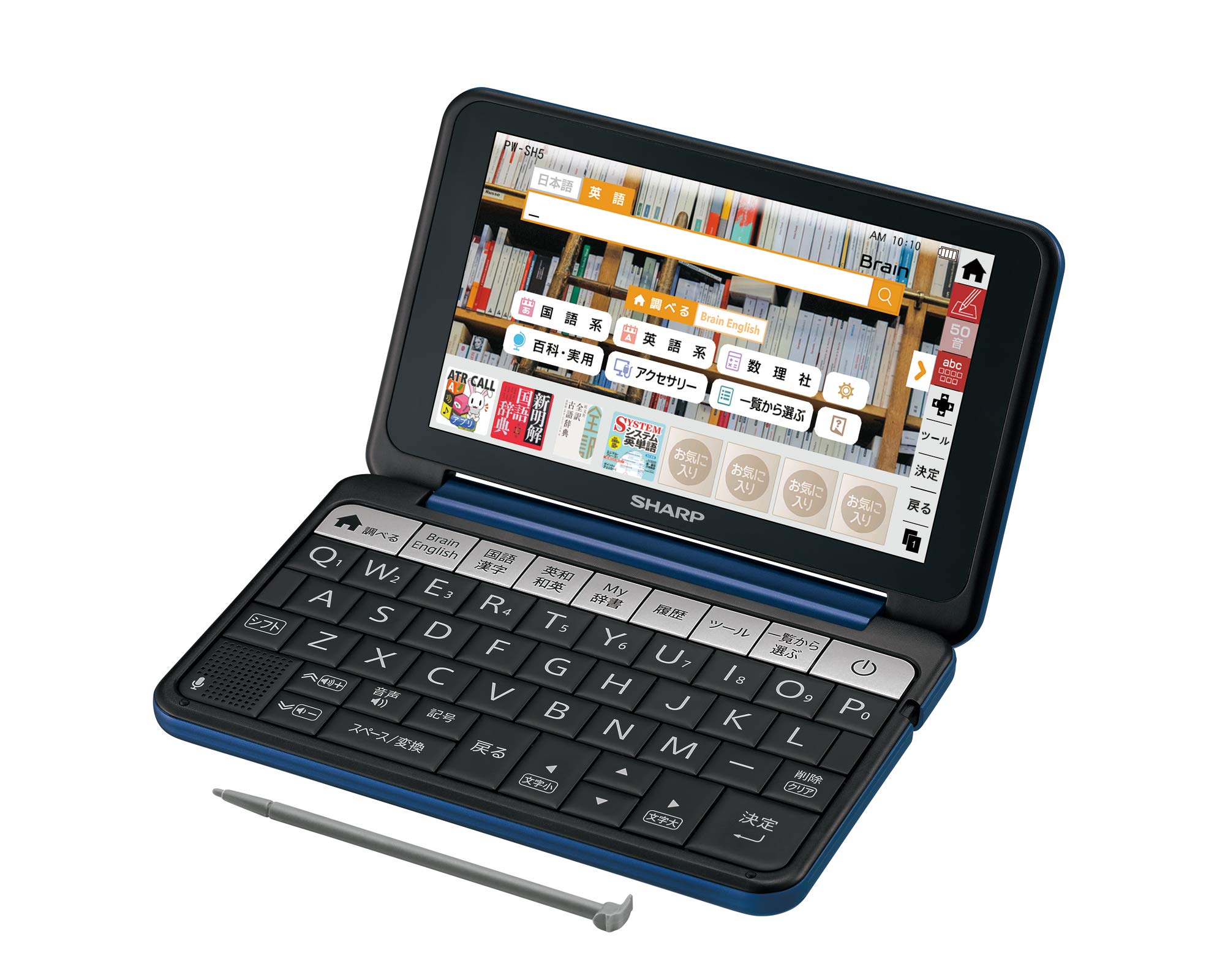 Sharp Color Electronic Dictionary Brain High School Model Navy 2018 Spring Model PW-SH5-K
Sharp Color Electronic Dictionary Brain High School Model Navy 2018 Spring Model PW-SH5-K