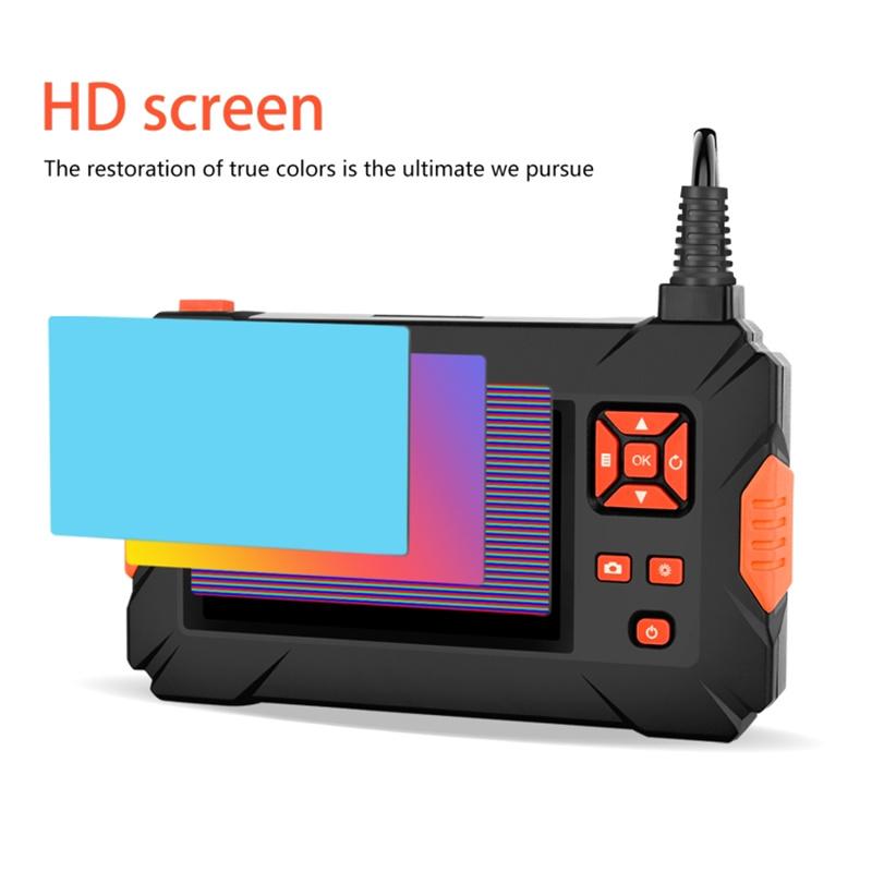 P130 2m Hard Wire Waterproof LED 4.3-Inch Screen Borescope 5.5mm Dual-Lens Sewer Drain Pipe Inspection Camera Type A
P130 2m Hard Wire Waterproof LED 4.3-Inch Screen Borescope 5.5mm Dual-Lens Sewer Drain Pipe Inspection Camera Type A