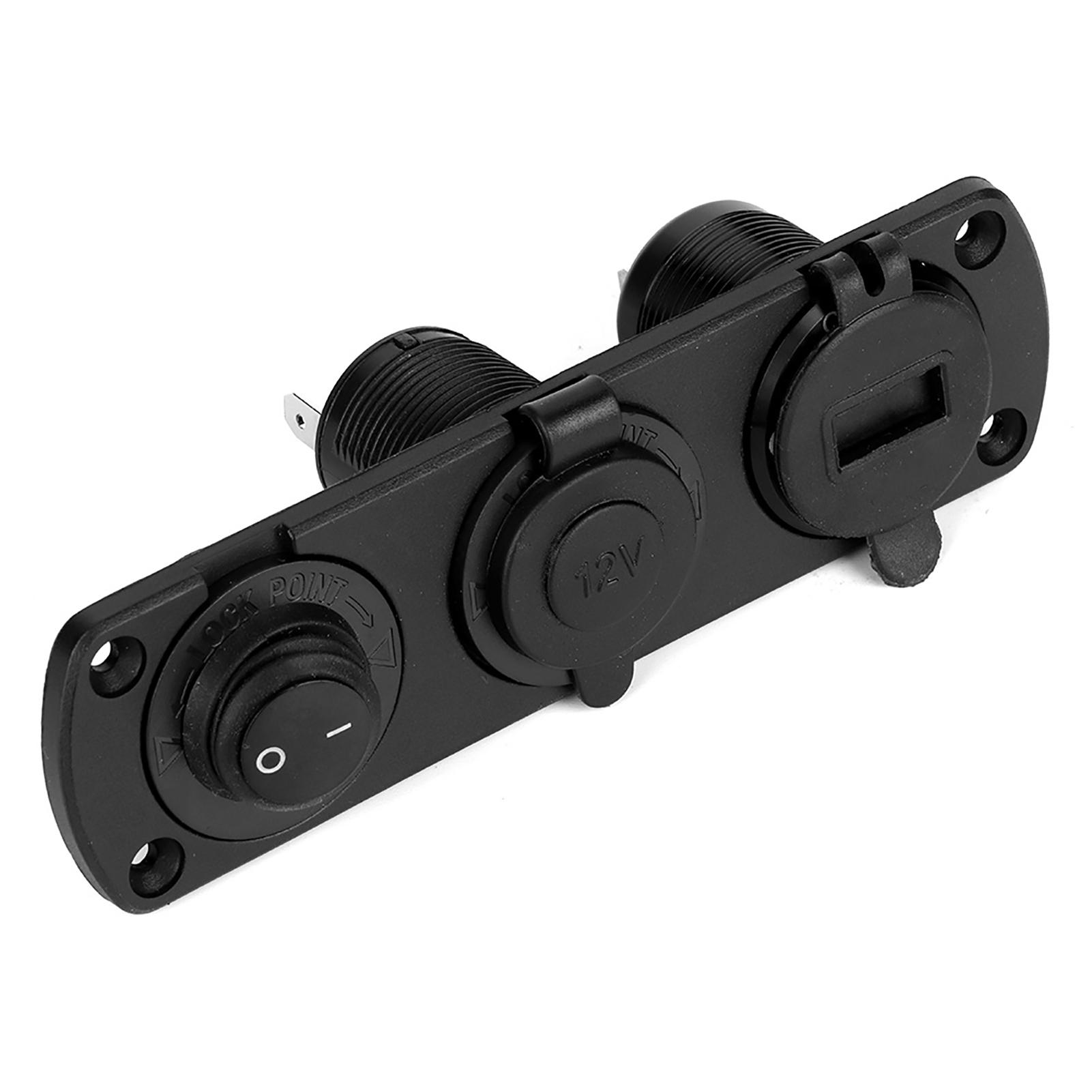 12 В гнездо прикуривателя, зарядное устройство с двумя USB-портами + независимый выключатель с синим светодиодом
12 В гнездо прикуривателя, зарядное устройство с двумя USB-портами + независимый выключатель с синим светодиодом