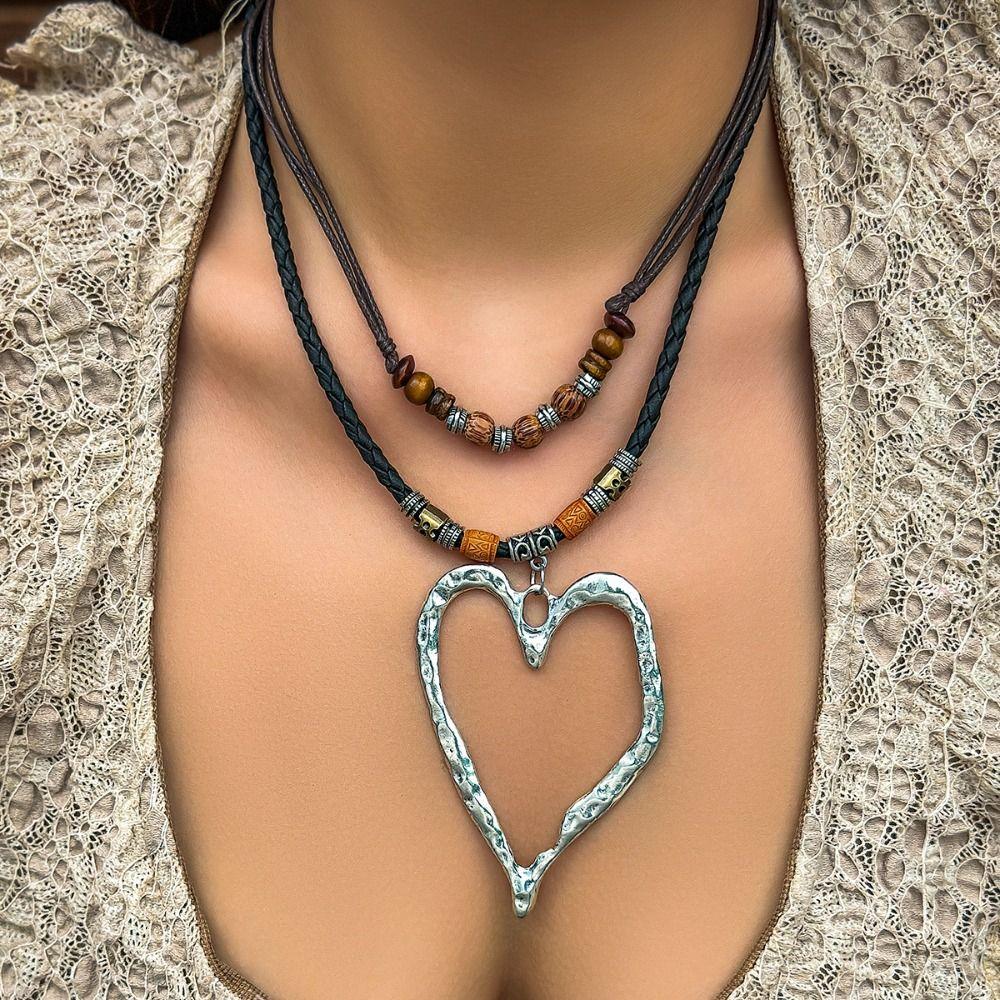 Golden Neck Accessories Zinc Zinc Alloy Big Heart Choker Metallic Pendant Necklace Street Sports heart4
Golden Neck Accessories Zinc Zinc Alloy Big Heart Choker Metallic Pendant Necklace Street Sports heart4