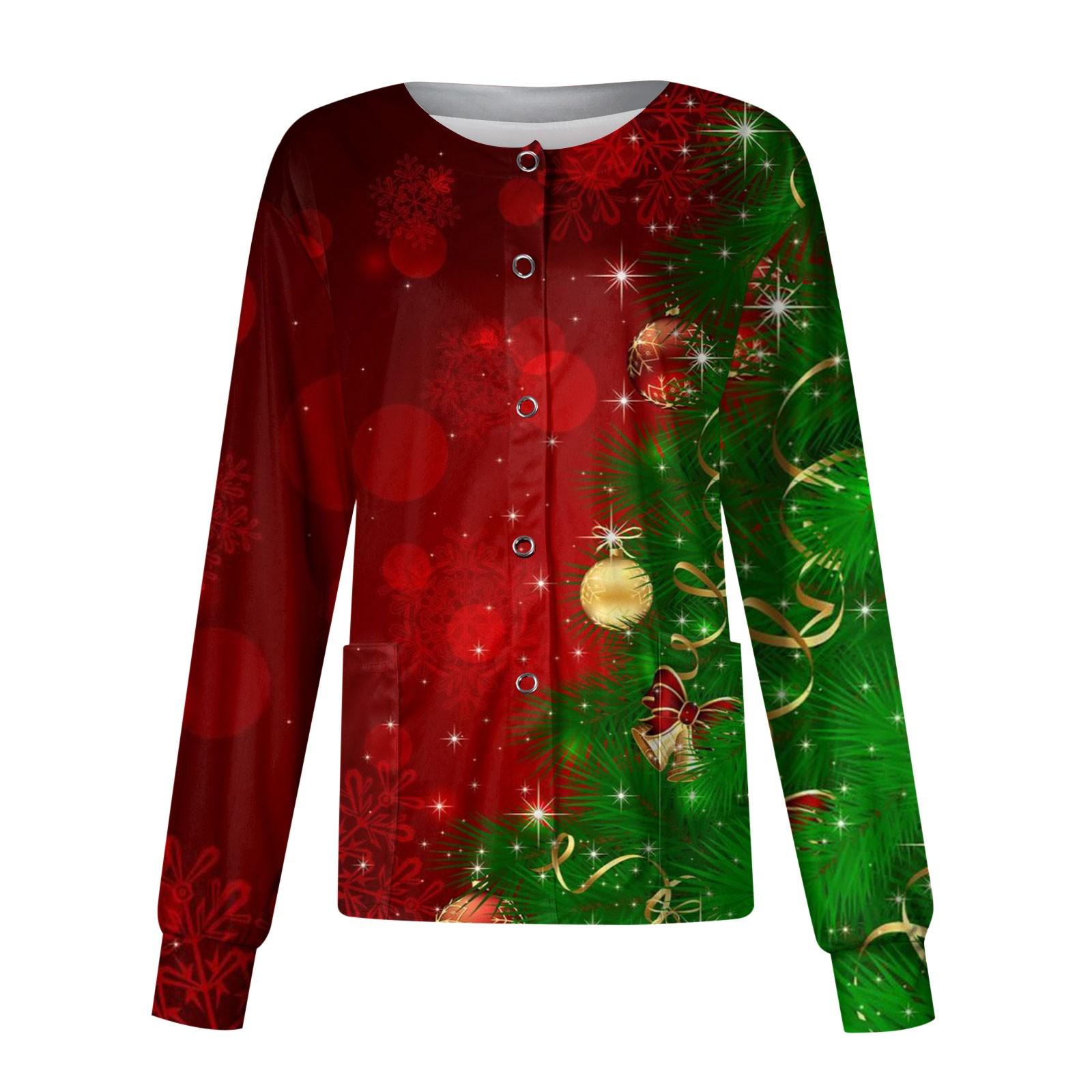 Женский однобортный защитный комбинезон с длинным рукавом и рождественским принтом, карманный рабочий воротник-стойка, кардиган, куртка, топ M винный
Женский однобортный защитный комбинезон с длинным рукавом и рождественским принтом, карманный рабочий воротник-стойка, кардиган, куртка, топ M винный