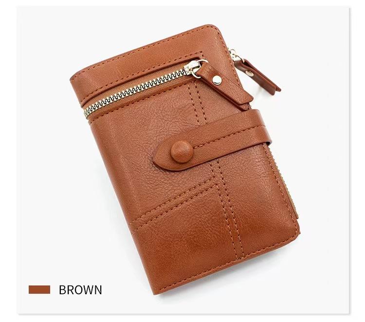 Новый кошелек женский из искусственной кожи короткий складной вертикальный двойной молнией модный женский кошелек кофейный
Новый кошелек женский из искусственной кожи короткий складной вертикальный двойной молнией модный женский кошелек кофейный