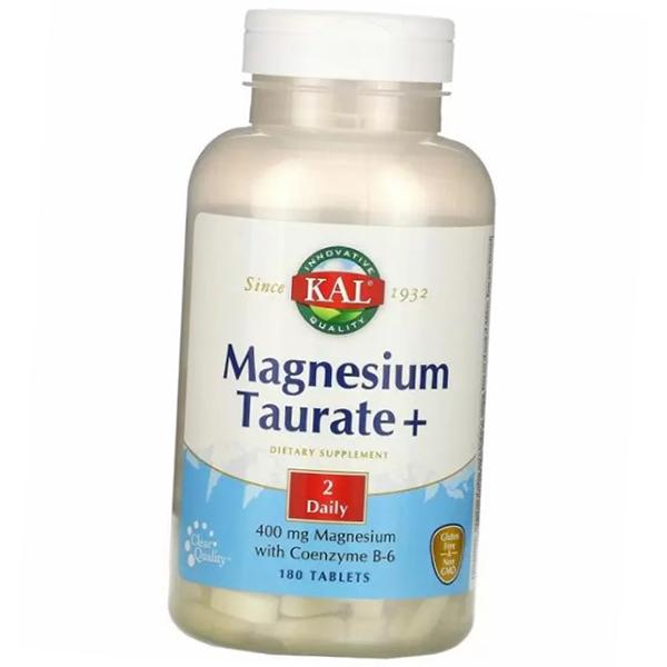 Таурат Магнію та Вітамін В6, Magnesium Taurate 400, KAL 90таб (36424010) 180tab
Таурат Магнію та Вітамін В6, Magnesium Taurate 400, KAL 90таб (36424010) 180tab