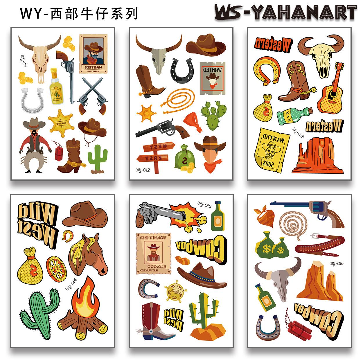 Pink Western Cowgirl Waterproof Tattoo Sticker, Bachelor Party Temporary Face Sticker Set opp packaging
Pink Western Cowgirl Waterproof Tattoo Sticker, Bachelor Party Temporary Face Sticker Set opp packaging