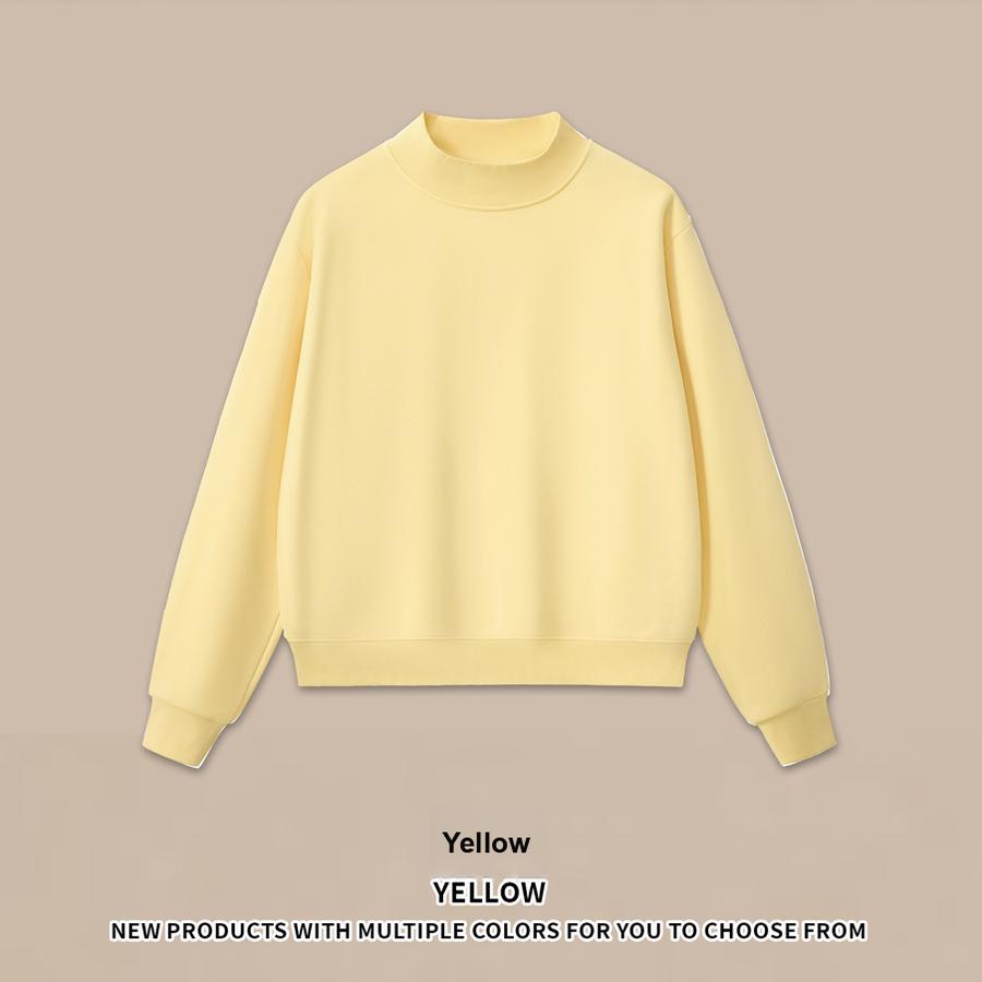 Women s Ribbed Fleece Hoodie - Dopamine High Neck Autumn Sweatshirt - American Style Ins Circle Neck Sweatshirt for Women L жовтий
Women s Ribbed Fleece Hoodie - Dopamine High Neck Autumn Sweatshirt - American Style Ins Circle Neck Sweatshirt for Women L жовтий