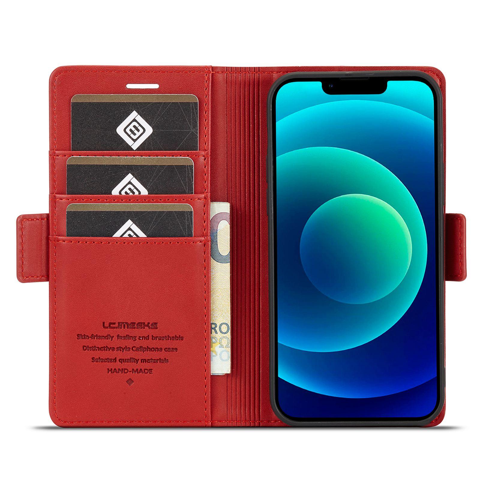 LC.IMEEKE for iPhone 14 6.1 inch Shockproof PU Leather Phone Stand Cover Double Magnetic Clasps Case with Wallet Blue
LC.IMEEKE for iPhone 14 6.1 inch Shockproof PU Leather Phone Stand Cover Double Magnetic Clasps Case with Wallet Blue