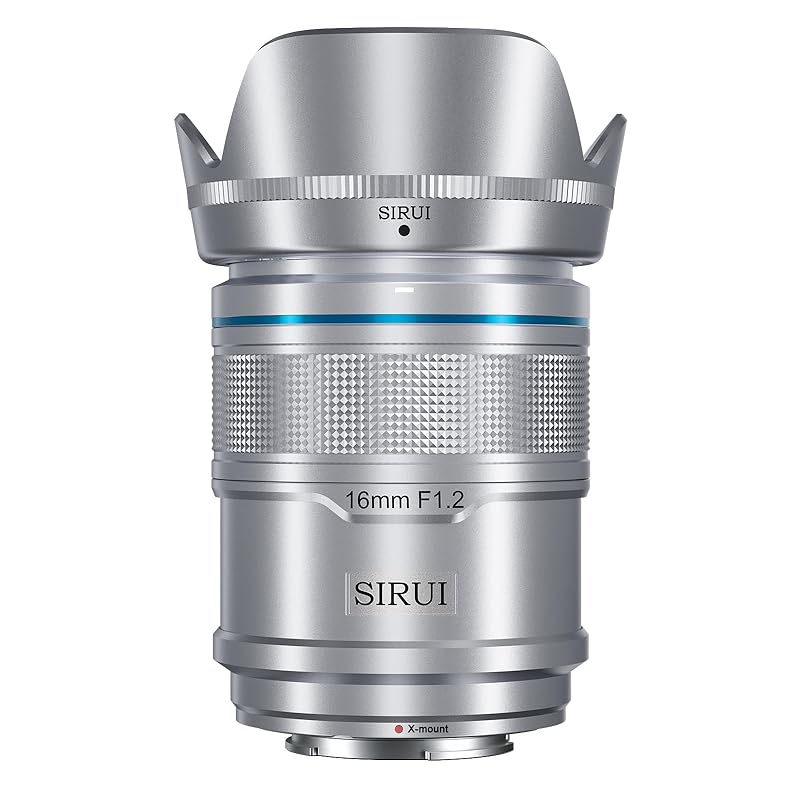 SIRUI Sniper 16mm Autofocus lens, F1.2 wide angle APS-C Camera lens, X-T4, X-T5, X-H1, X-H2/H2S, X-T3, X-T30, X-S10 for (X mount, silver)
SIRUI Sniper 16mm Autofocus lens, F1.2 wide angle APS-C Camera lens, X-T4, X-T5, X-H1, X-H2/H2S, X-T3, X-T30, X-S10 for (X mount, silver)