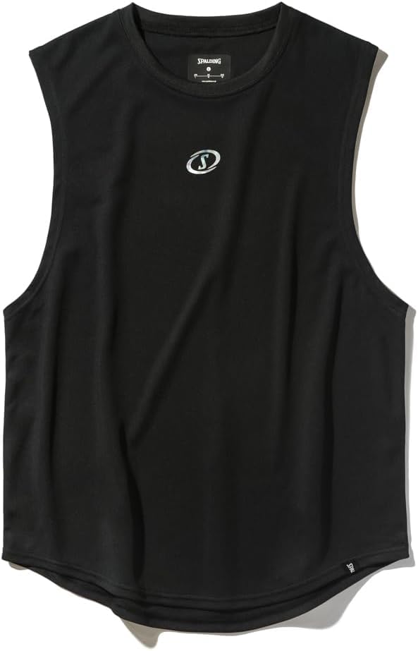 Spalding Sleeveless Top with Hologram Wordmark, Black, Size L, SMT25018
Spalding Sleeveless Top with Hologram Wordmark, Black, Size L, SMT25018