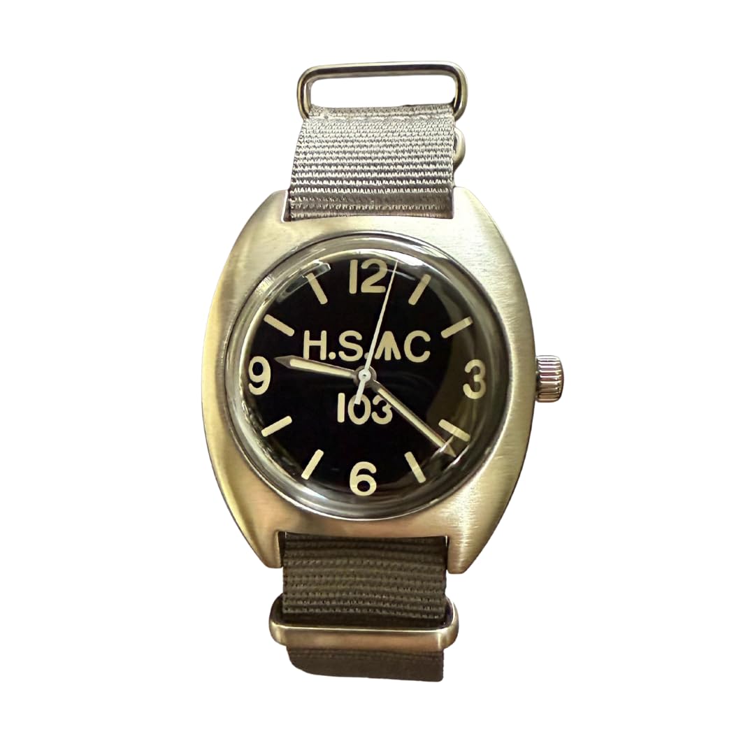 Military Watch Royal Army Grey Nylon NATO Strap M.R.M.W. W-10 H.S.
Military Watch Royal Army Grey Nylon NATO Strap M.R.M.W. W-10 H.S.