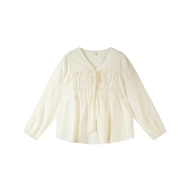 Shuangtian 2026 Spring Plus Size V-Neck Long Sleeve Lace-Up Women s Shirt - Chubby Design 9227 4XL абрикосовий
Shuangtian 2026 Spring Plus Size V-Neck Long Sleeve Lace-Up Women s Shirt - Chubby Design 9227 4XL абрикосовий