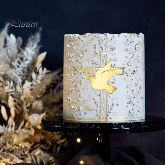 Solid Peace Pigeon Cake Topper Hollow Religious Cross Cake Insert Baptism First Communion Baby Shower Cupcake Toppers Birthday Party Decor золотистий
Solid Peace Pigeon Cake Topper Hollow Religious Cross Cake Insert Baptism First Communion Baby Shower Cupcake Toppers Birthday Party Decor золотистий