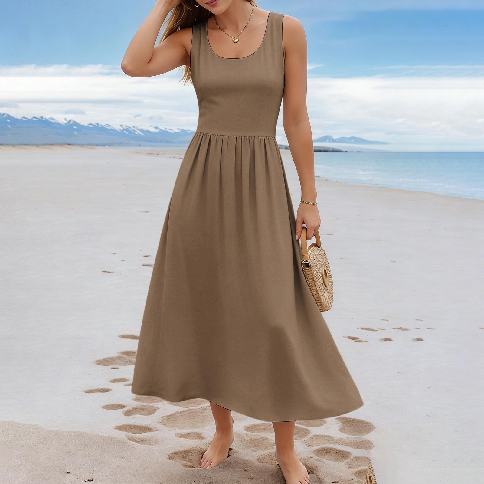 Women s Color Summer Casual Fashion Sleeveless Long Dress XXL коричневий
Women s Color Summer Casual Fashion Sleeveless Long Dress XXL коричневий