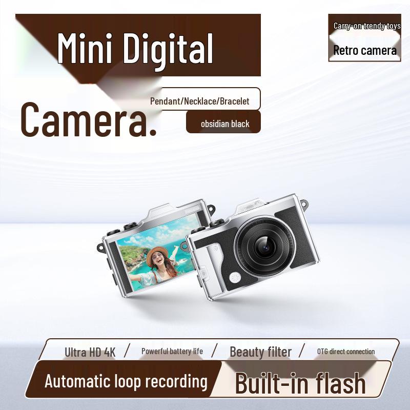 4K HD Retro Outdoor Travel Camera: Metal Body, Exquisite Compact Design for Video Recording
4K HD Retro Outdoor Travel Camera: Metal Body, Exquisite Compact Design for Video Recording
