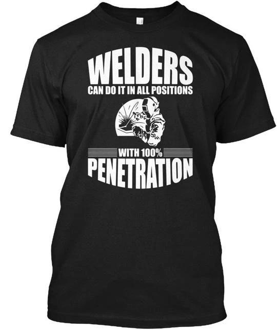 Mens Welders Can Do It In All Positions Welding With T shirt Made USA S To 5XL XL
Mens Welders Can Do It In All Positions Welding With T shirt Made USA S To 5XL XL