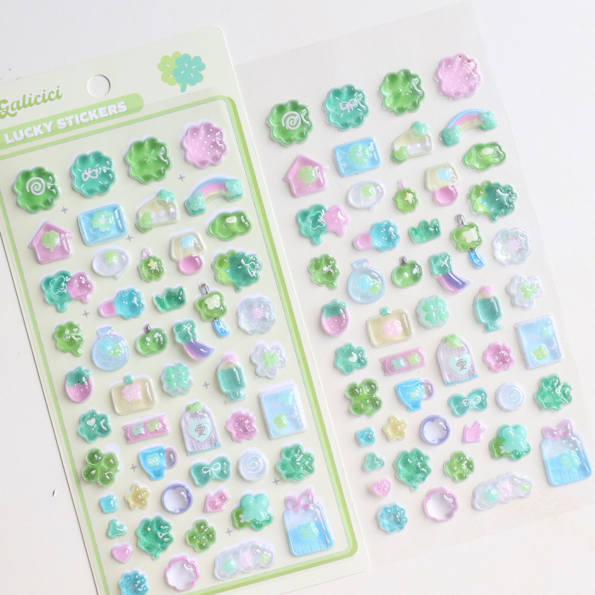 Korean 3D Puffy Crystal Stickers Lucky Clover Tulip Music Note Relief Decals Cute Embossed Scrapbook Journal Decorations Sticker зелёный
Korean 3D Puffy Crystal Stickers Lucky Clover Tulip Music Note Relief Decals Cute Embossed Scrapbook Journal Decorations Sticker зелёный