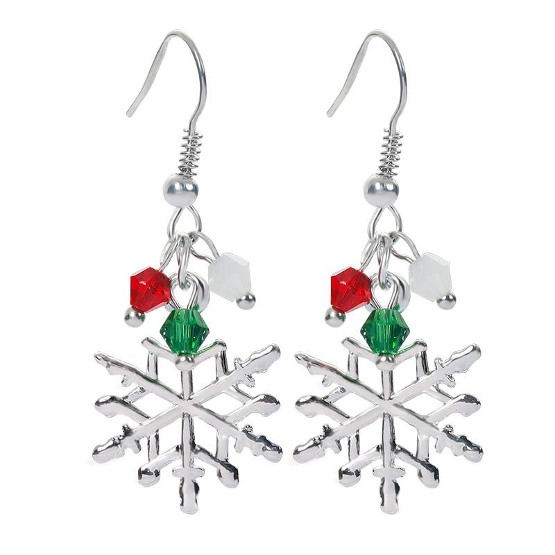 A Pair of Christmas Fashion Snowflake Pendant Earrings, Suitable for Women s Daily Wear As Winter Zircon Gifts
A Pair of Christmas Fashion Snowflake Pendant Earrings, Suitable for Women s Daily Wear As Winter Zircon Gifts