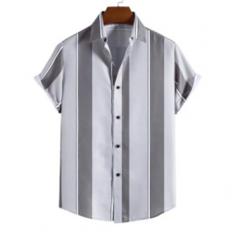 Summer new men s top striped D print men s cardigan lapel 5XL
Summer new men s top striped D print men s cardigan lapel 5XL