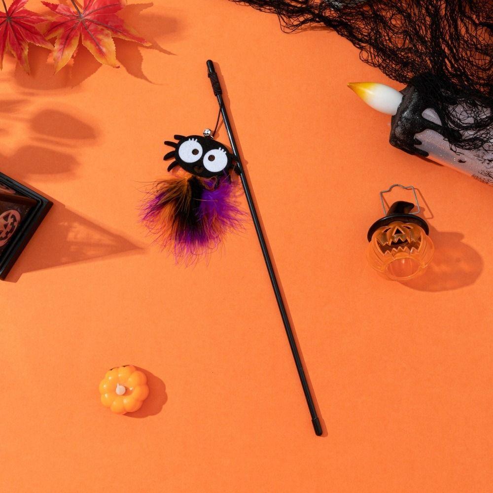 Plush Cat Wand Toy Feather Cat Teaser Wand Funny Halloween Cat Teaser Stick Cosplay Party Style A
Plush Cat Wand Toy Feather Cat Teaser Wand Funny Halloween Cat Teaser Stick Cosplay Party Style A