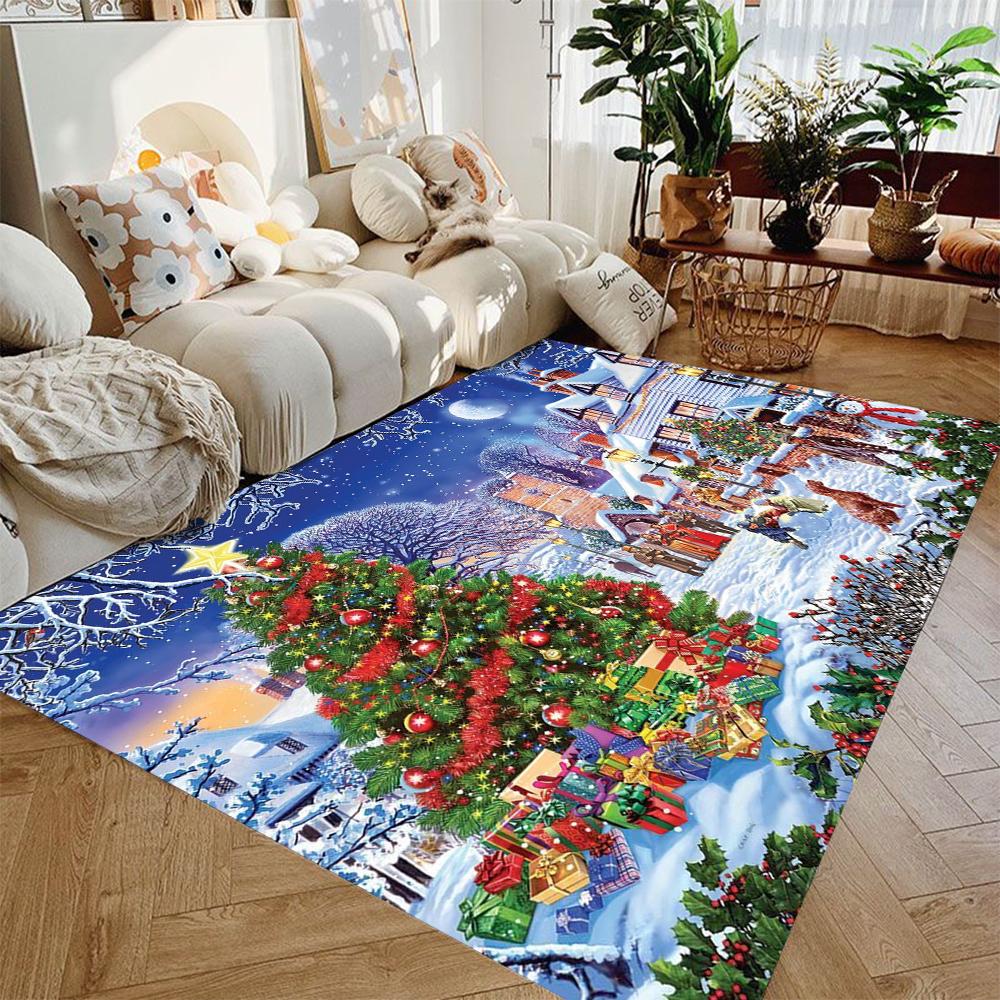 Christmas Snowman Doormat Non-Slip Washable Indoor Entrance Rug for Xmas Living Room Party Decor Bathroom Floor Mat 40X60cm-16x24in
Christmas Snowman Doormat Non-Slip Washable Indoor Entrance Rug for Xmas Living Room Party Decor Bathroom Floor Mat 40X60cm-16x24in