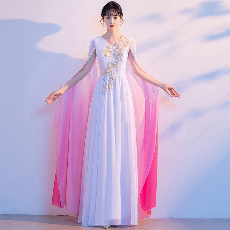 Женское градиентное сказочное длинное платье 2023 года для хора и вечернего выступления S
Женское градиентное сказочное длинное платье 2023 года для хора и вечернего выступления S