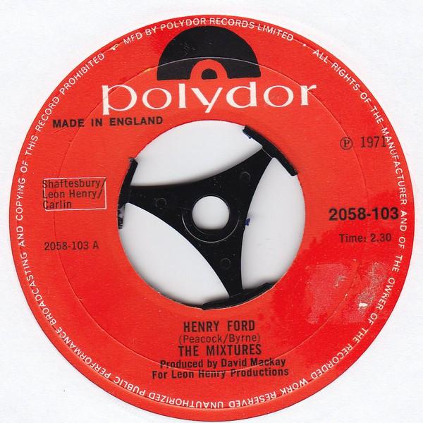 7-дюймовая пластинка MIXTURES Henry Ford 2058103 Polydor 1971 UK Rock Б/у
7-дюймовая пластинка MIXTURES Henry Ford 2058103 Polydor 1971 UK Rock Б/у