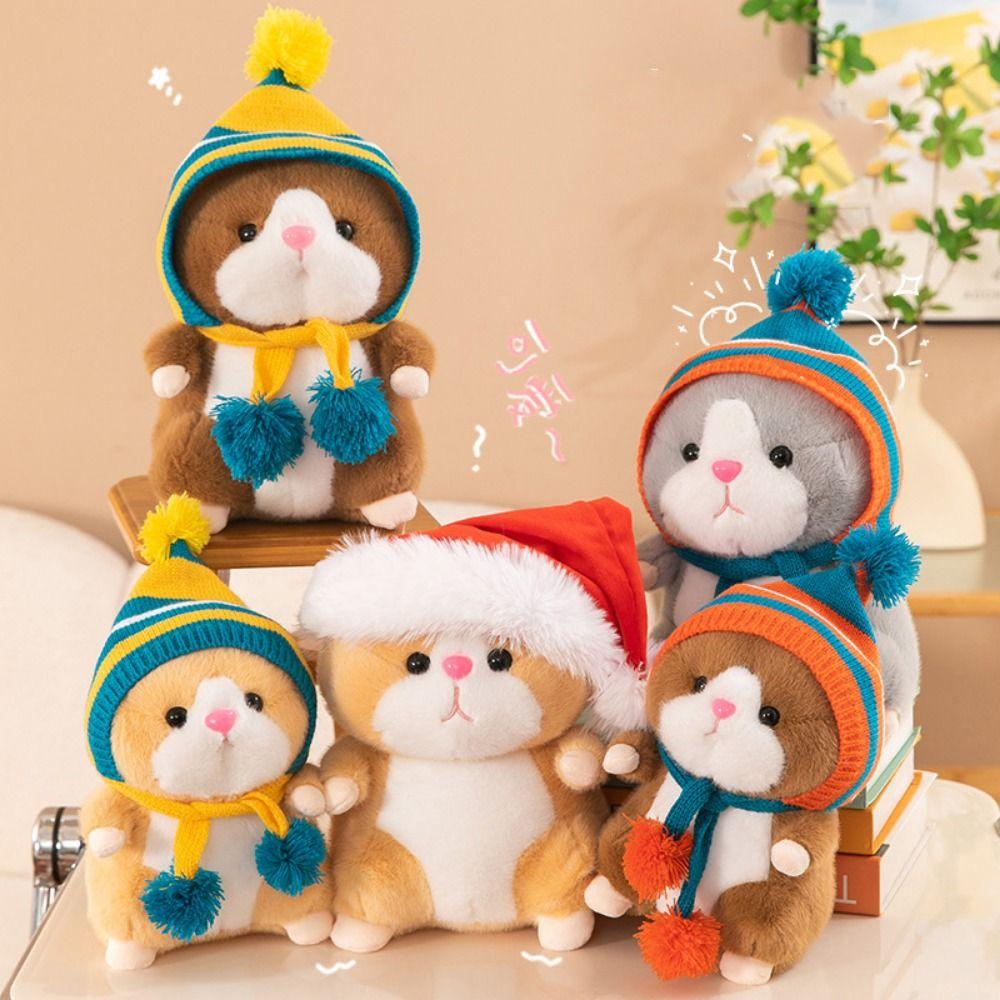 Soft Hamster Plush Toy PP Cotton Hamster Stuffed Plushie Doll Kawaii Plush Hamster Doll Home Decor 25cm-Style 4
Soft Hamster Plush Toy PP Cotton Hamster Stuffed Plushie Doll Kawaii Plush Hamster Doll Home Decor 25cm-Style 4
