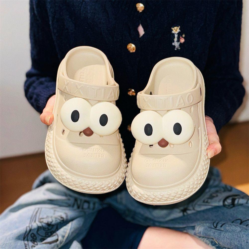 Outdoor Soft Bottom Anti-slip Anti-odour Sandals Slippers Cartoon Dumb Cute Big Eyes Cave Shoes Men Women 36-37
Outdoor Soft Bottom Anti-slip Anti-odour Sandals Slippers Cartoon Dumb Cute Big Eyes Cave Shoes Men Women 36-37