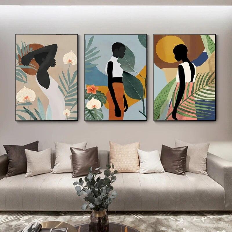Abstract African Women Mosaic Wall Art Painting Nordic Poster Printing Living Room Home Wall
Abstract African Women Mosaic Wall Art Painting Nordic Poster Printing Living Room Home Wall