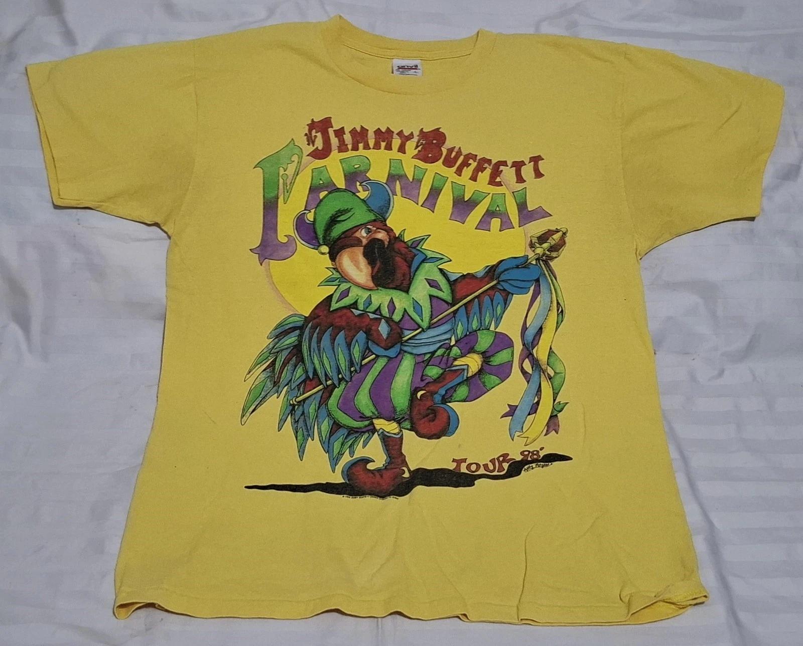 JIMMY BUFFETT’S Vintage 1998 Tour T Shirt Sze L Yellow Cotton US Made Good Clean 4XL
JIMMY BUFFETT’S Vintage 1998 Tour T Shirt Sze L Yellow Cotton US Made Good Clean 4XL
