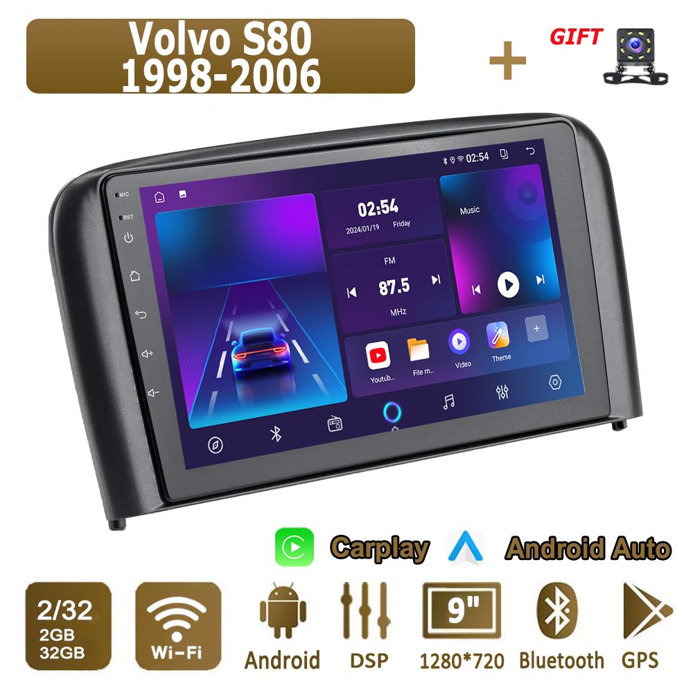 Android Carplay автомобильное радио для Volvo S80 1998-2006 мультимедийный проигрыватель головное устройство стерео GPS навигация BT WIFI 2+32 ГБ 1+16GB
Android Carplay автомобильное радио для Volvo S80 1998-2006 мультимедийный проигрыватель головное устройство стерео GPS навигация BT WIFI 2+32 ГБ 1+16GB