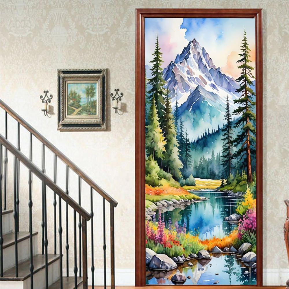 1 шт. Виниловая наклейка на дверь с пейзажем для спальни, домашнего декора, самоклеящаяся, съемная наклейка на стену, реставрация двери, водонепроницаемый постер 40x120cm
1 шт. Виниловая наклейка на дверь с пейзажем для спальни, домашнего декора, самоклеящаяся, съемная наклейка на стену, реставрация двери, водонепроницаемый постер 40x120cm