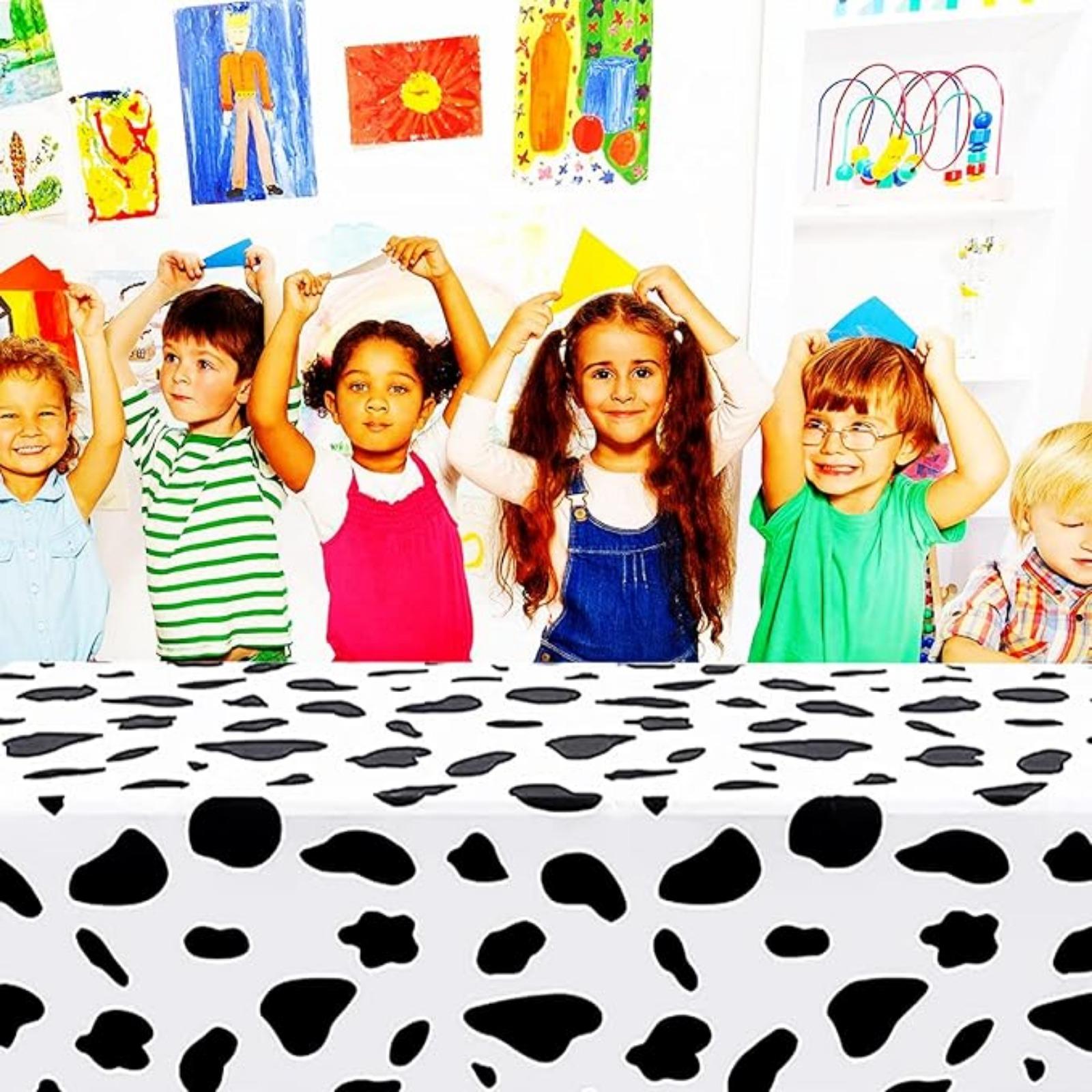 Animal Birthday Party Decorations 1.37X2.74m Cow Print Plastic Tablecloth,Plastic Table Cover for Farm Animal Themed Birthday Party Supplies чорний/білий
Animal Birthday Party Decorations 1.37X2.74m Cow Print Plastic Tablecloth,Plastic Table Cover for Farm Animal Themed Birthday Party Supplies чорний/білий
