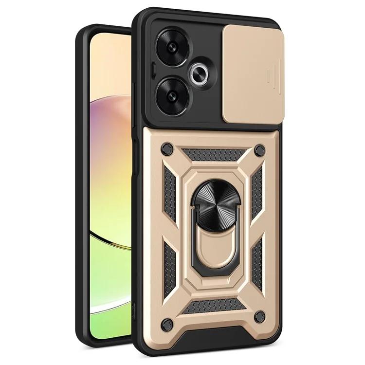 Чехол для Xiaomi Redmi 13C 5G/13R 5G/Poco M6 5G с выдвижной крышкой для камеры, подставкой для ПК + задняя панель телефона из ТПУ
Чехол для Xiaomi Redmi 13C 5G/13R 5G/Poco M6 5G с выдвижной крышкой для камеры, подставкой для ПК + задняя панель телефона из ТПУ