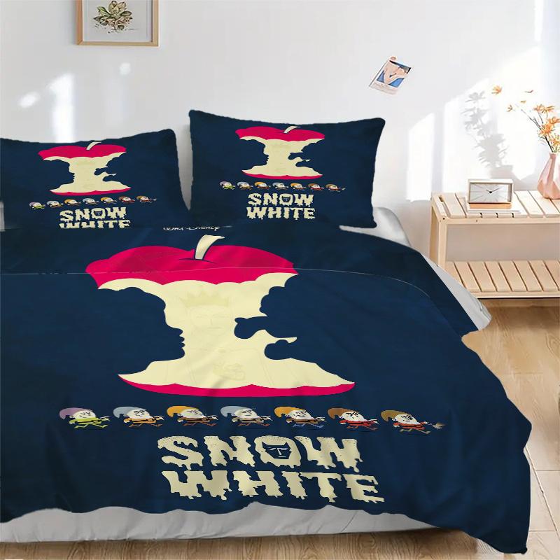 3pcs Snow White s Apple Design Bedding Set - Includes Quilt Cover and Pillowcases, Suitable for All Seasons, Machine Washable - Ideal Gift for Fa 135x200cm
3pcs Snow White s Apple Design Bedding Set - Includes Quilt Cover and Pillowcases, Suitable for All Seasons, Machine Washable - Ideal Gift for Fa 135x200cm