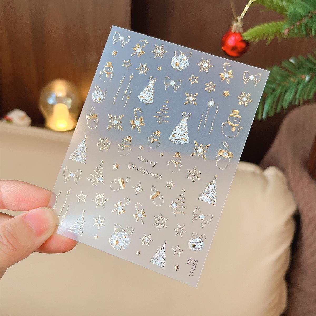 BEPAN Christmas Tree Snowflake Nail Sticker Water Decal Nail Art Sticker Press on Cute Expression Decal Stickers Nail Decoration
BEPAN Christmas Tree Snowflake Nail Sticker Water Decal Nail Art Sticker Press on Cute Expression Decal Stickers Nail Decoration