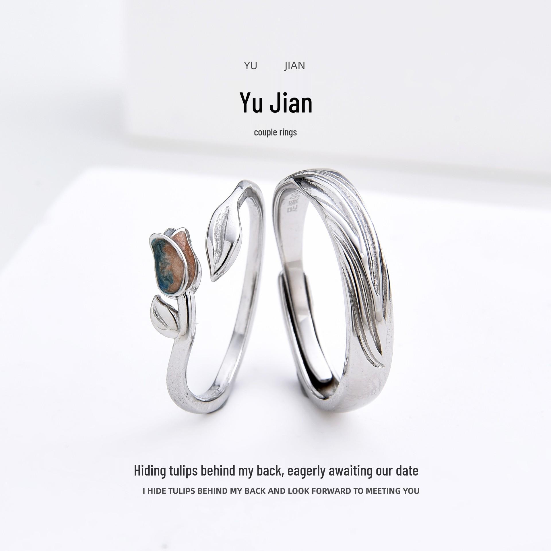 Original S999 Pure Silver Couple Rings - Niche Luxury Design, Perfect Gift for Valentine s Day Adjustable Open Size
Original S999 Pure Silver Couple Rings - Niche Luxury Design, Perfect Gift for Valentine s Day Adjustable Open Size
