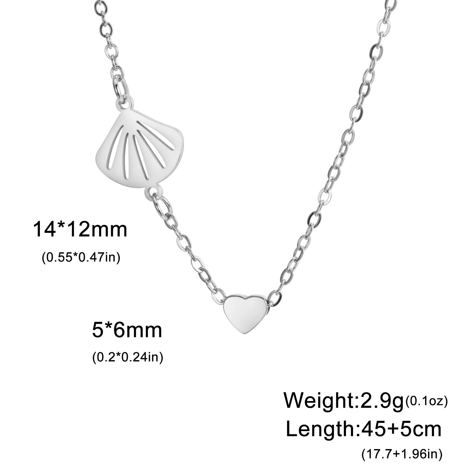 Stainless Steel Sea Shell Necklace Choker with Heart Neck Chain Fashion Casual Elegant Jewelry 2026 Trend Pendant Party Gifts
Stainless Steel Sea Shell Necklace Choker with Heart Neck Chain Fashion Casual Elegant Jewelry 2026 Trend Pendant Party Gifts