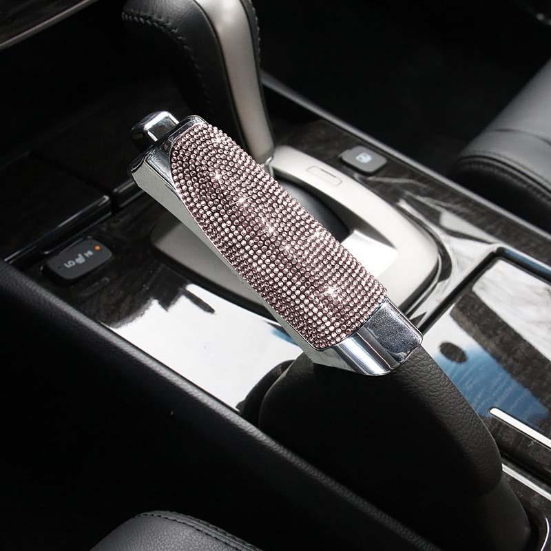 Universal Sparkly Rhinestone Car Handbrake Cover, Bling Diamond Manual Brake Handle Protector Gear Sleeve 1 piece pack
Universal Sparkly Rhinestone Car Handbrake Cover, Bling Diamond Manual Brake Handle Protector Gear Sleeve 1 piece pack