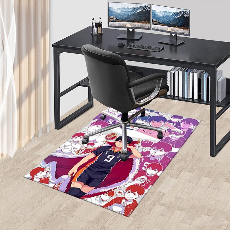 1pc Haikyuu!! Kageyama Tobio Anime Cartoon Design Office Chair Mat, Non-Slip Carpet for Home Decor, Suitable for All Seasons, Ideal Gift for Fans.I056 60cm by 90cm
1pc Haikyuu!! Kageyama Tobio Anime Cartoon Design Office Chair Mat, Non-Slip Carpet for Home Decor, Suitable for All Seasons, Ideal Gift for Fans.I056 60cm by 90cm