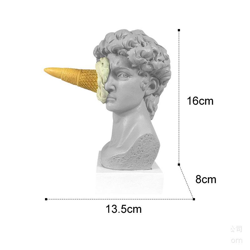 Mythology Figure Ice Cream David Statue Myth Character Resin Ornaments Desk Decoration Figure Sculpture Nordic Home Decor Modern світло-жовтого кольору
Mythology Figure Ice Cream David Statue Myth Character Resin Ornaments Desk Decoration Figure Sculpture Nordic Home Decor Modern світло-жовтого кольору